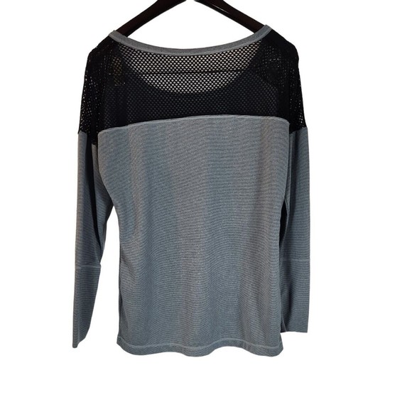 Z By Zella Women's Gray  Scoop Neck 3/4 Sleeve T-Shirt Size Small‎ - Picture 2 of 7